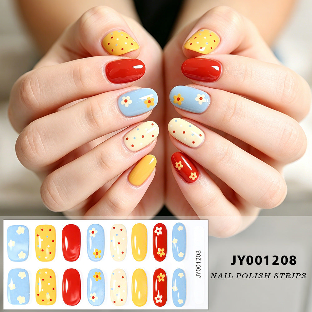 Whimsical Printed Nail Polish Strips