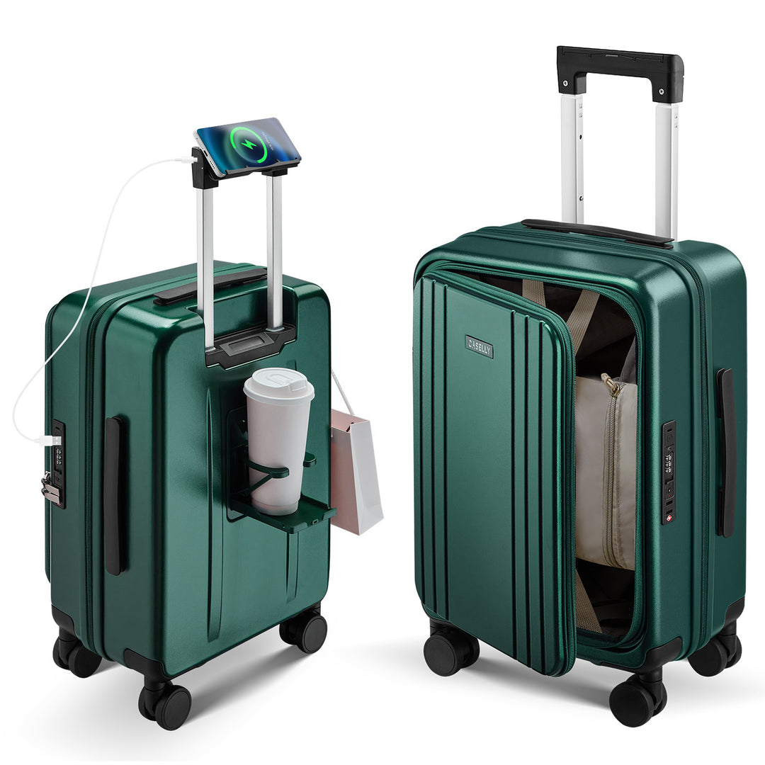 Unisex Smart Hard Shell Trolley Suitcase Stornfield