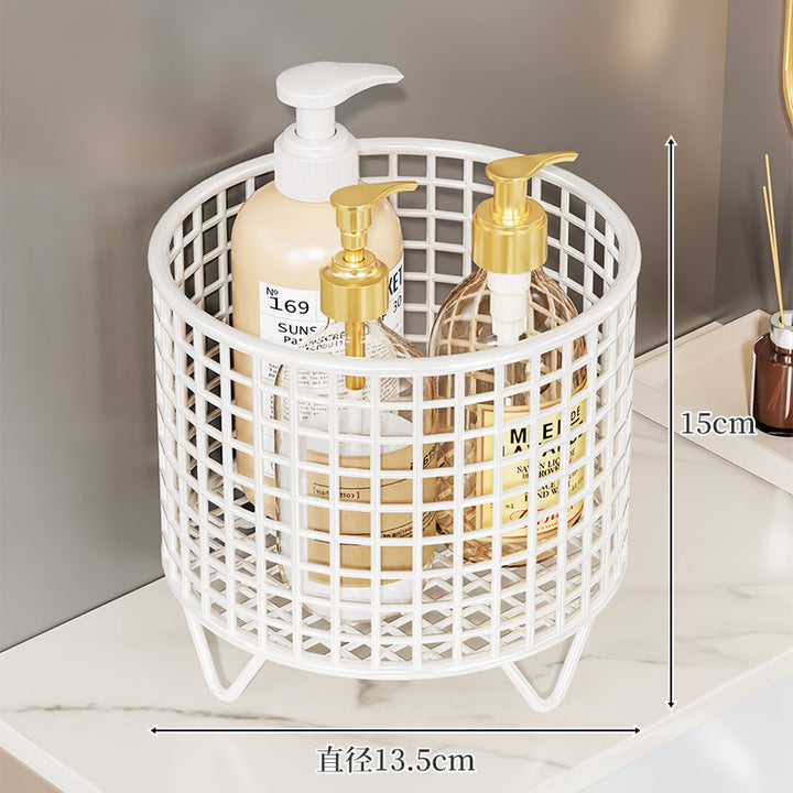 Metal Grid Countertop Dispenser Caddy with Elevated Wire Legs
