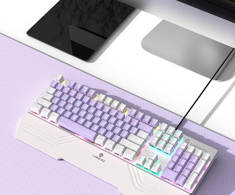 Wired Mechanical Keyboard with RGB Lighting Effects Stornfield