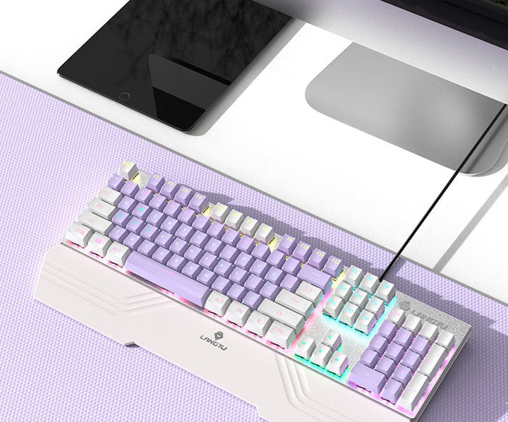 Wired Mechanical Keyboard with RGB Lighting Effects Stornfield