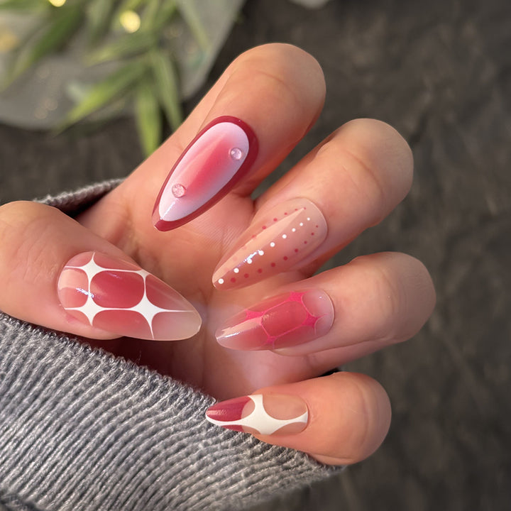 Elegant Artistic Press-On Nail Set Stornfield 1787294328