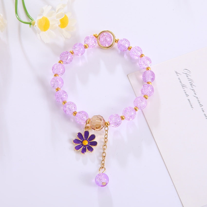 Elegant bracelet with flower pendant Stornfield