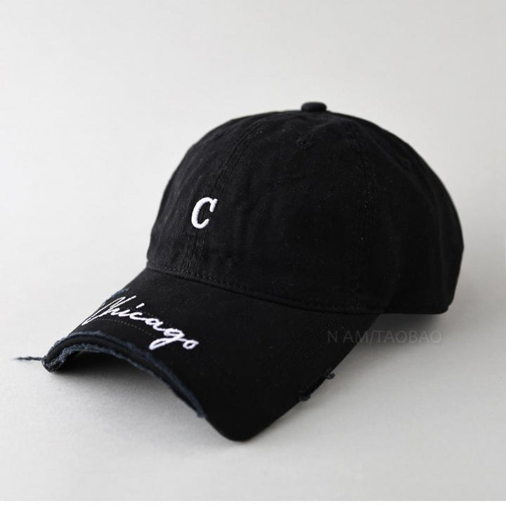 Women's Distressed Cotton Baseball Cap Stornfield 1784083462