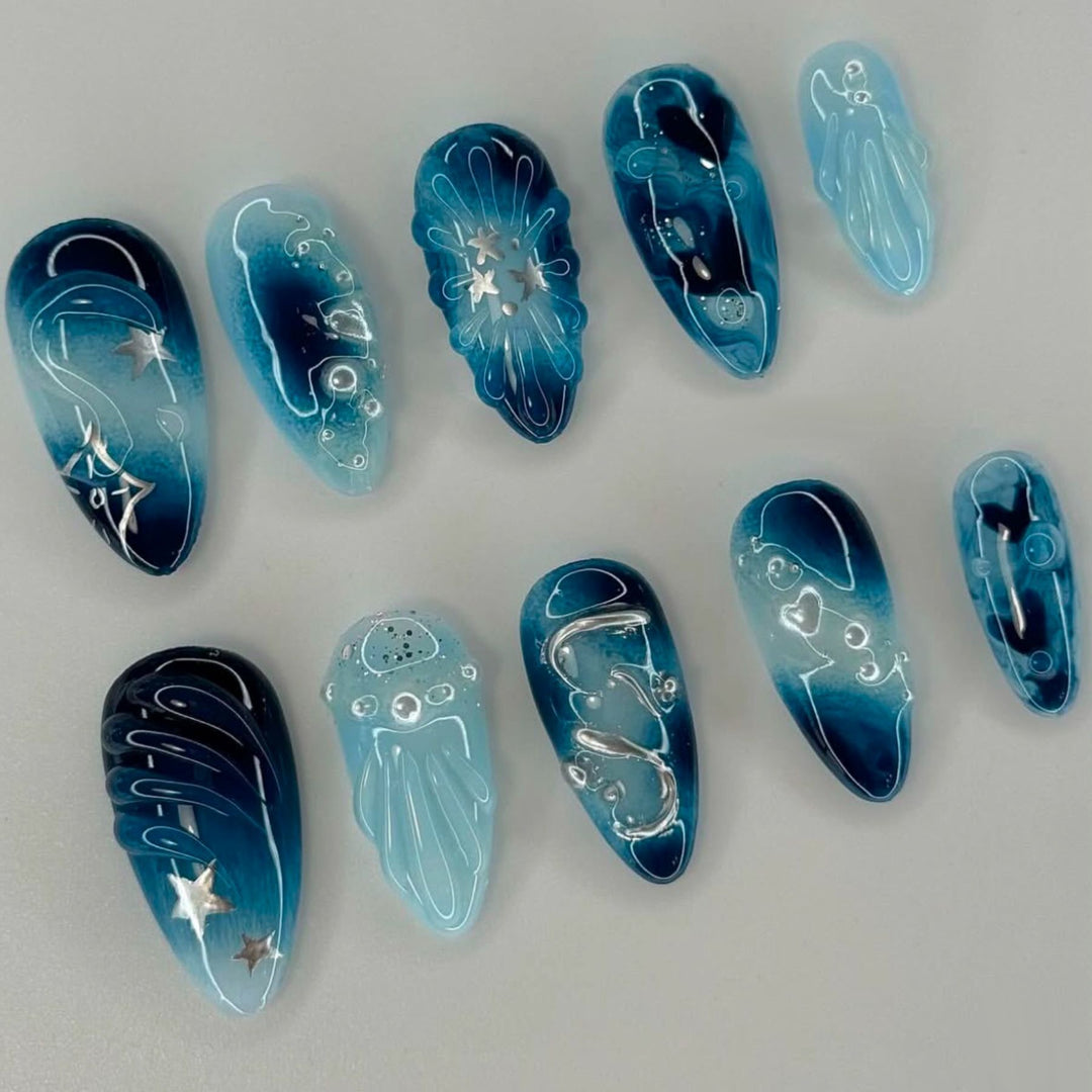 Thematic Artisan Press-On Nail Set Stornfield