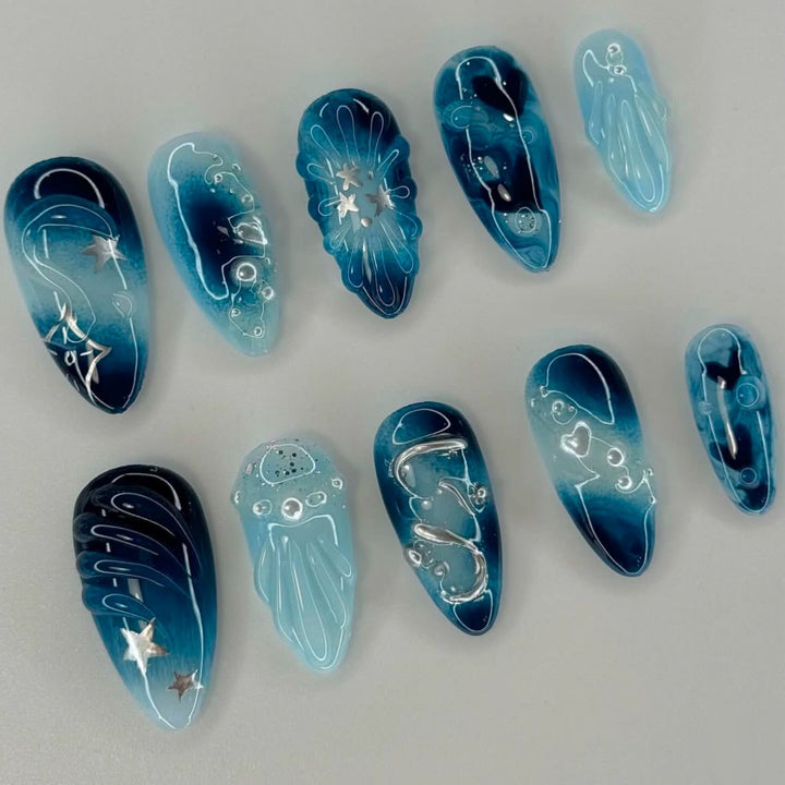 Thematic Artisan Press-On Nail Set Stornfield