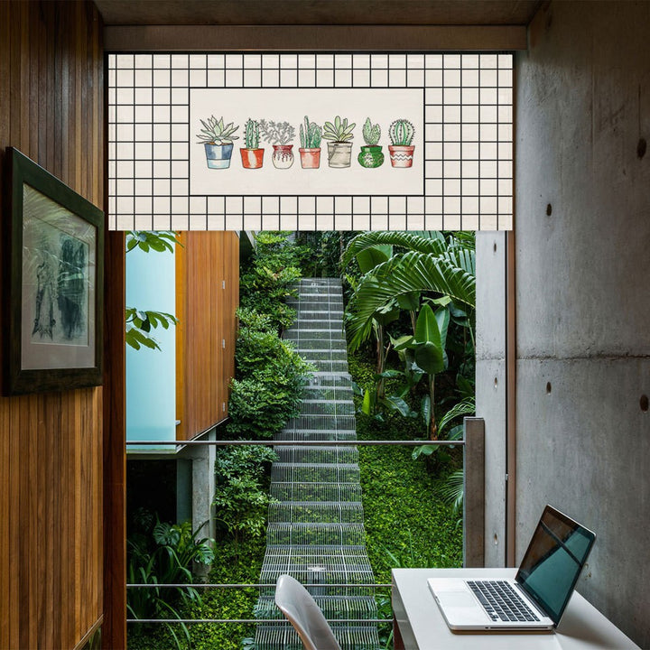 Illustrated Panda Family Canvas Wall Art for Nursery