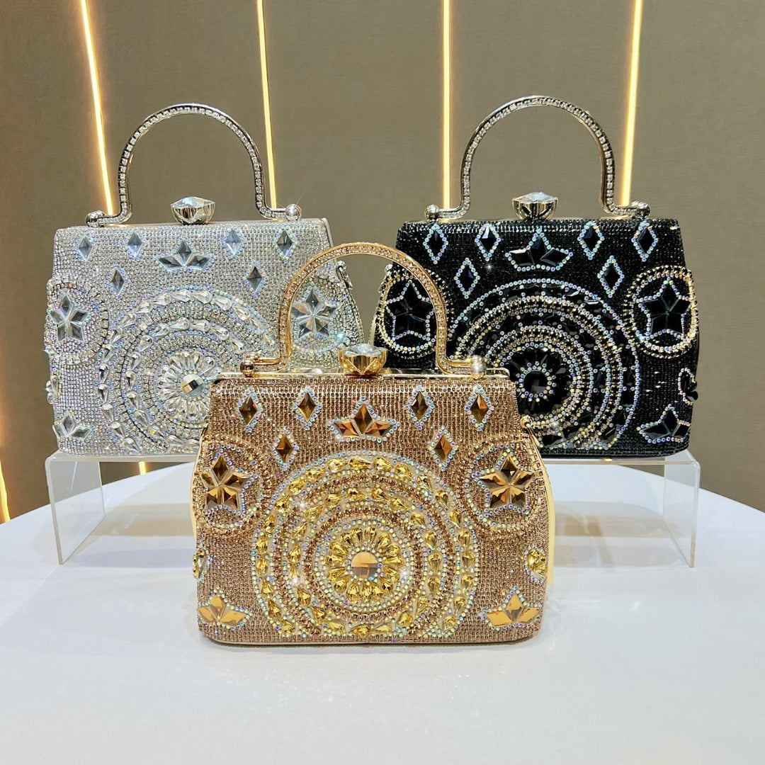Crystal Embellished Evening Clutch