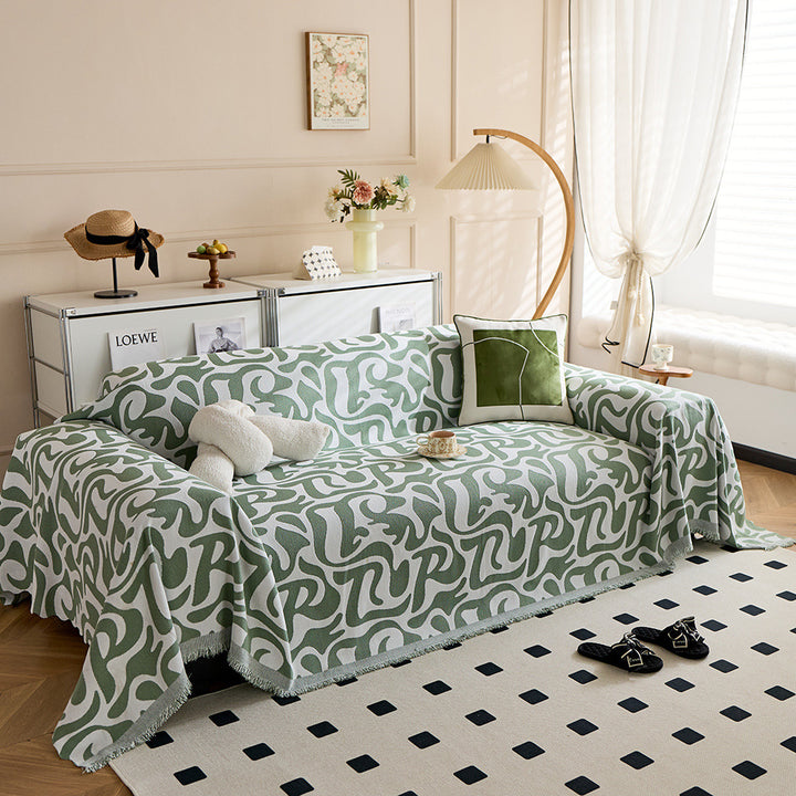 Artistic Patterned Sofa Throw Blanket