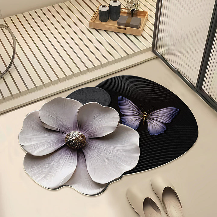 Artistic Floral Area Rug