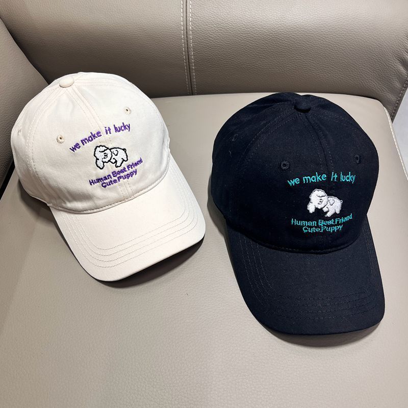 Men's Casual Embroidered Puppy Design Baseball Cap Stornfield