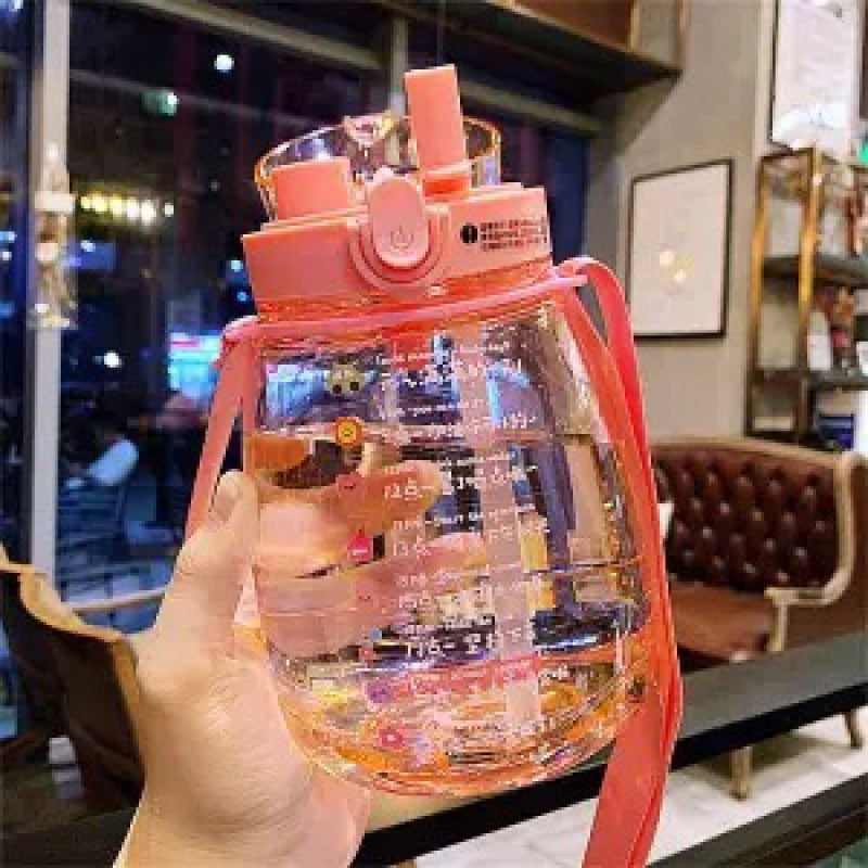 Ladies multifunctional hygiene drinking bottle with carrying strap Stornfield