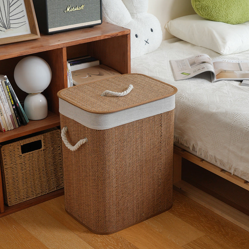 Elegant laundry container with removable lid and sturdy handles Stornfield