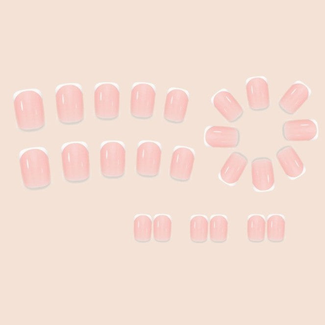 Premium French Tip Press-On Nail Set Stornfield