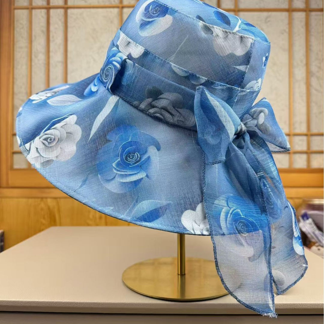 Wide Brim Floral Sun Hat Stornfield