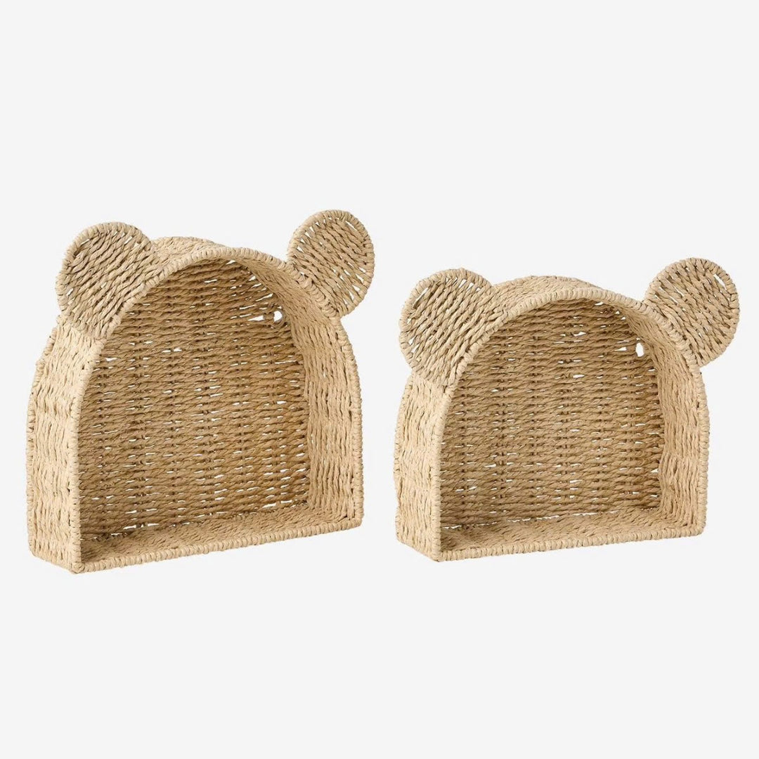 Playful storage basket with ears Stornfield