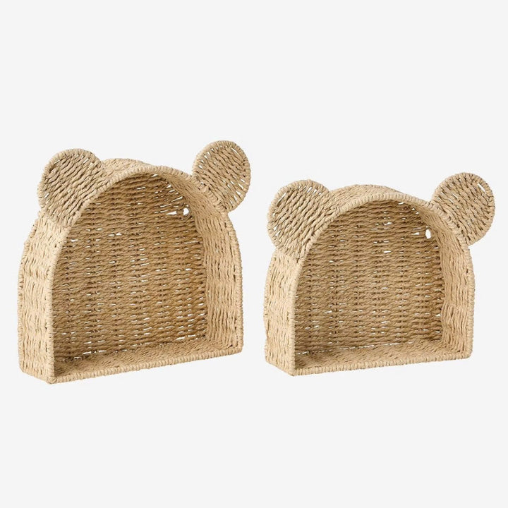 Playful storage basket with ears Stornfield