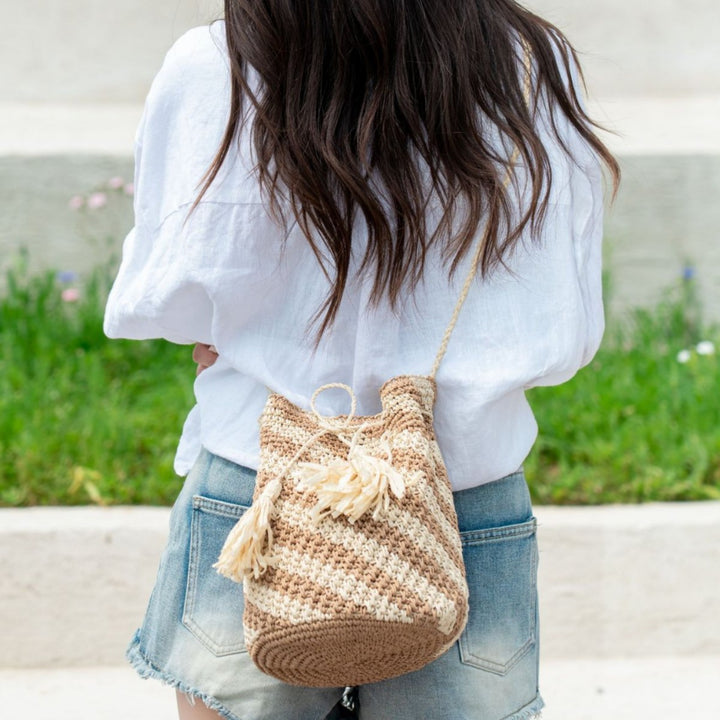 Structured Macrame Shoulder Bag Stornfield