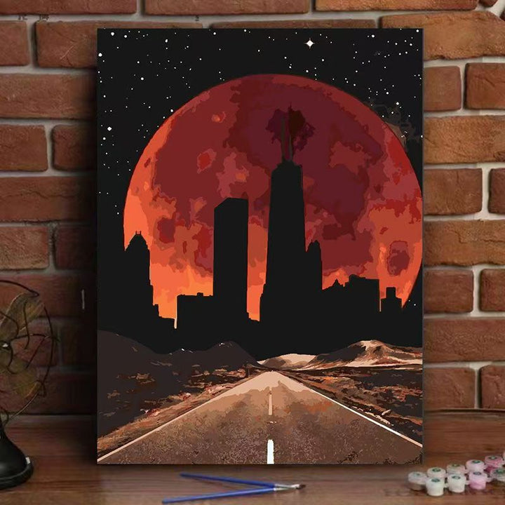 Cosmic Landscape Canvas Art Stornfield