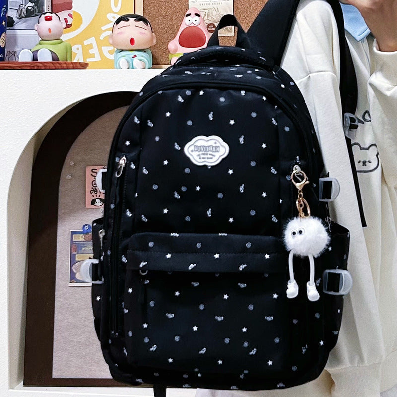 Casual Star-Print Backpack Stornfield