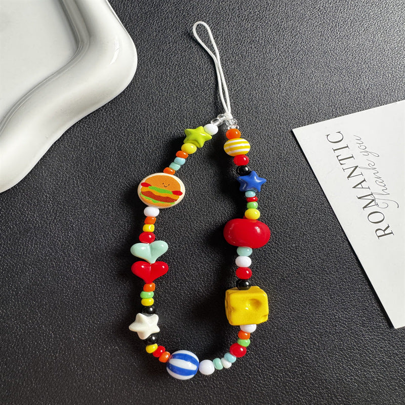 Playful Themed Beaded Eyewear Holder Stornfield
