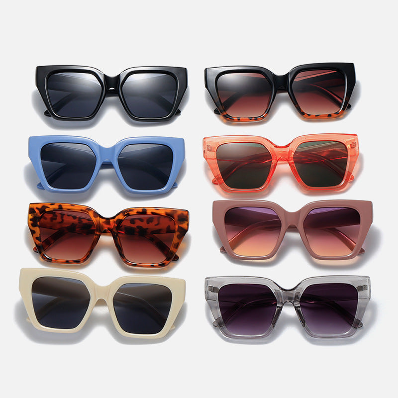 Women's Fashion Oversized Sunglasses with Animal Print Stornfield