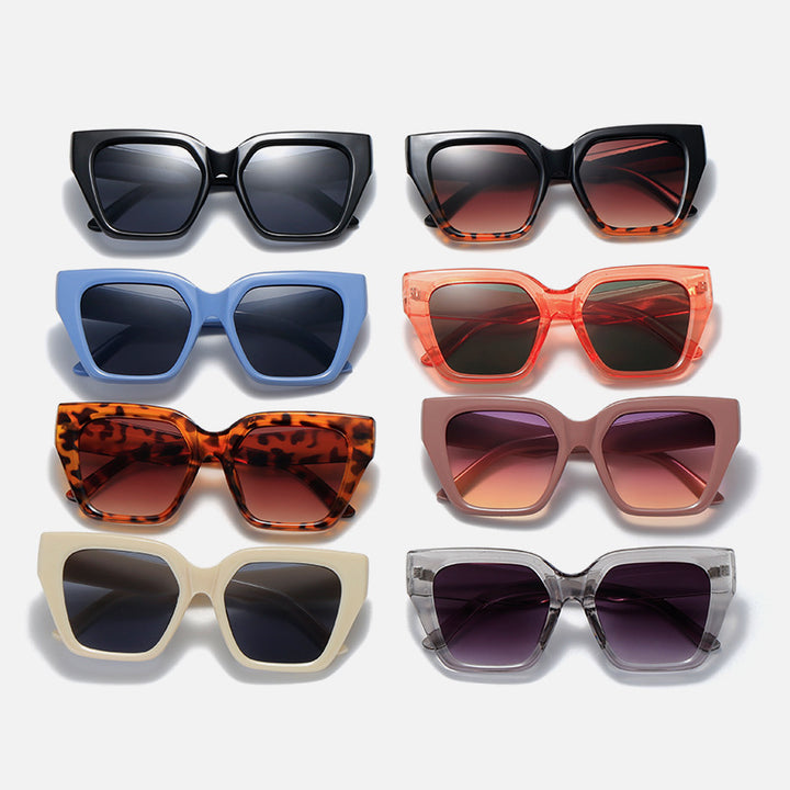 Women's Fashion Oversized Sunglasses with Animal Print Stornfield
