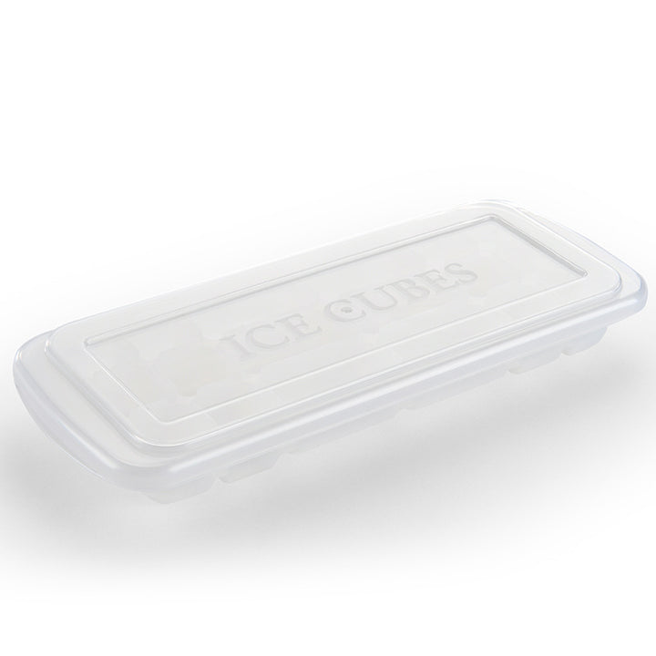 Silicone ice cube tray with precise fitting lid Stornfield