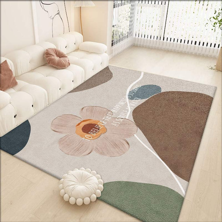 Elegant Floral Pattern Area Rug Stornfield