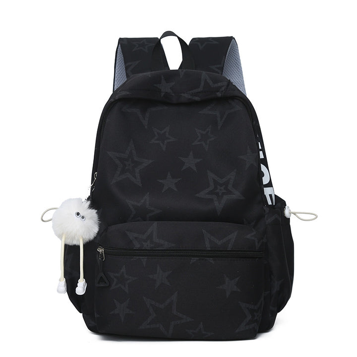Star-Embellished Casual Backpack Stornfield
