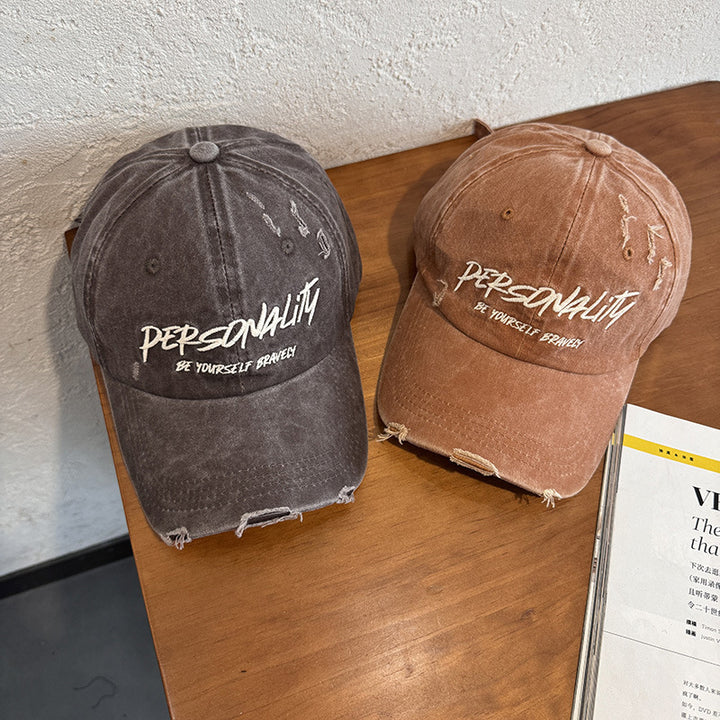 Women's Distressed Denim Adjustable Cap Stornfield