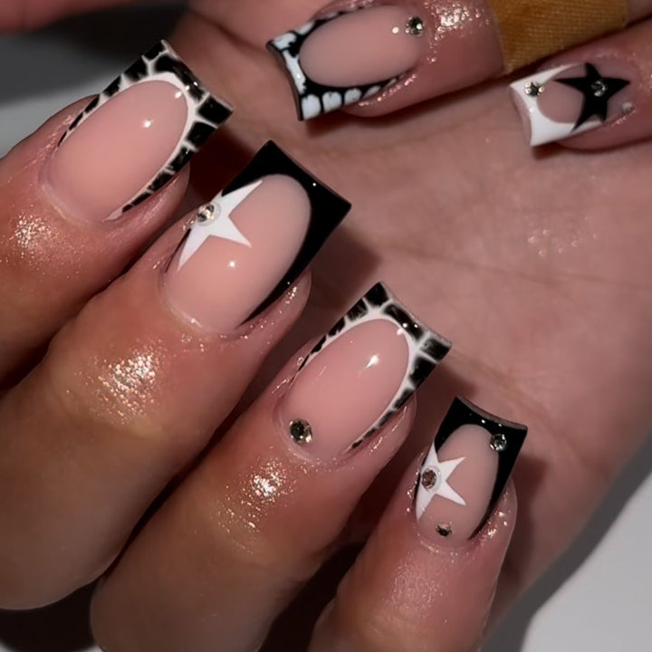 Elegant Artistic Gel Nail Extensions Stornfield