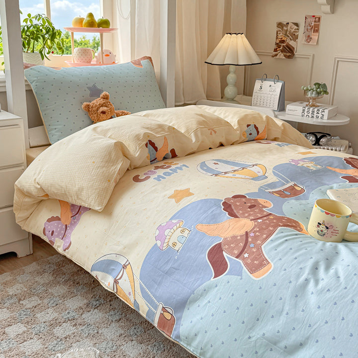 Playful Panda-Themed Bedding Set
