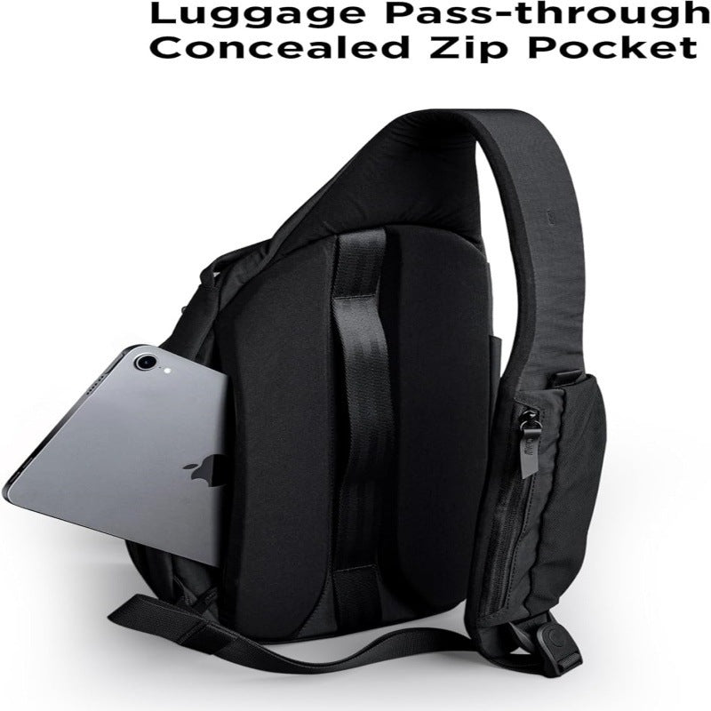 Practical sling bag with special compartments Stornfield