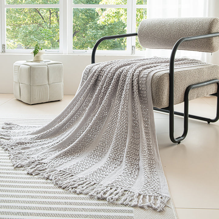 Cozy Knit Throw Blanket