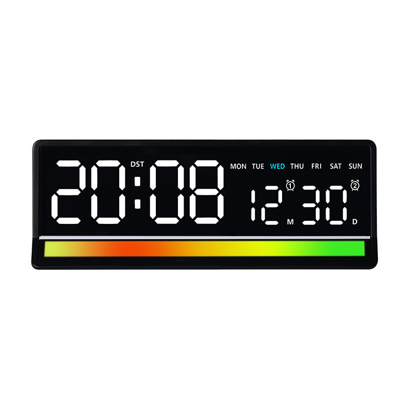 Digital alarm clock with clear LED display and date display Stornfield