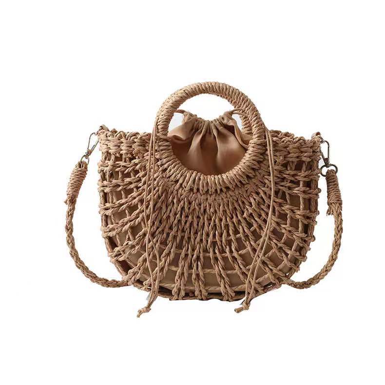 Handcrafted basket bag with playful design Stornfield