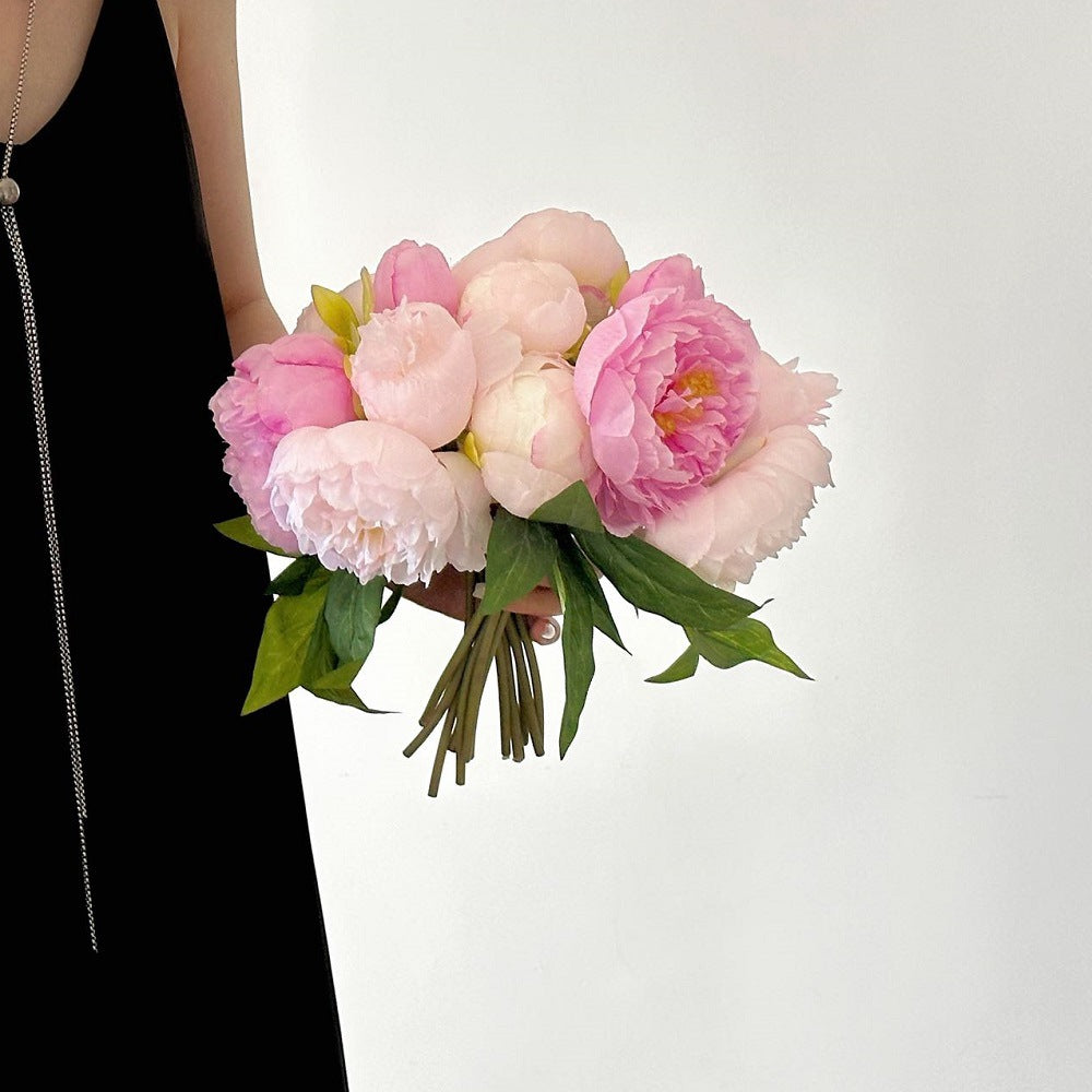 Artificial Peony Bouquet