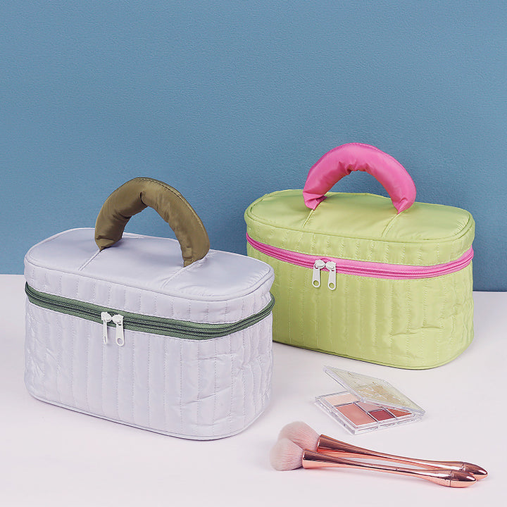 Quilted Travel Cosmetic Case