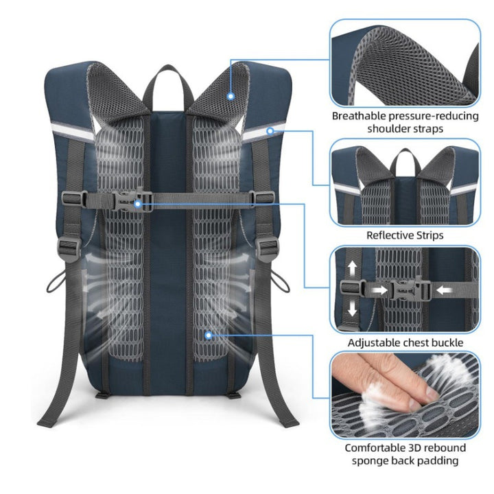 Multifunctional Backpack with Ergonomic Design and Multiple Compartments Stornfield