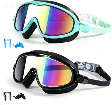 Swim protection goggles with adjustable nose piece and anti-fog technology Stornfield
