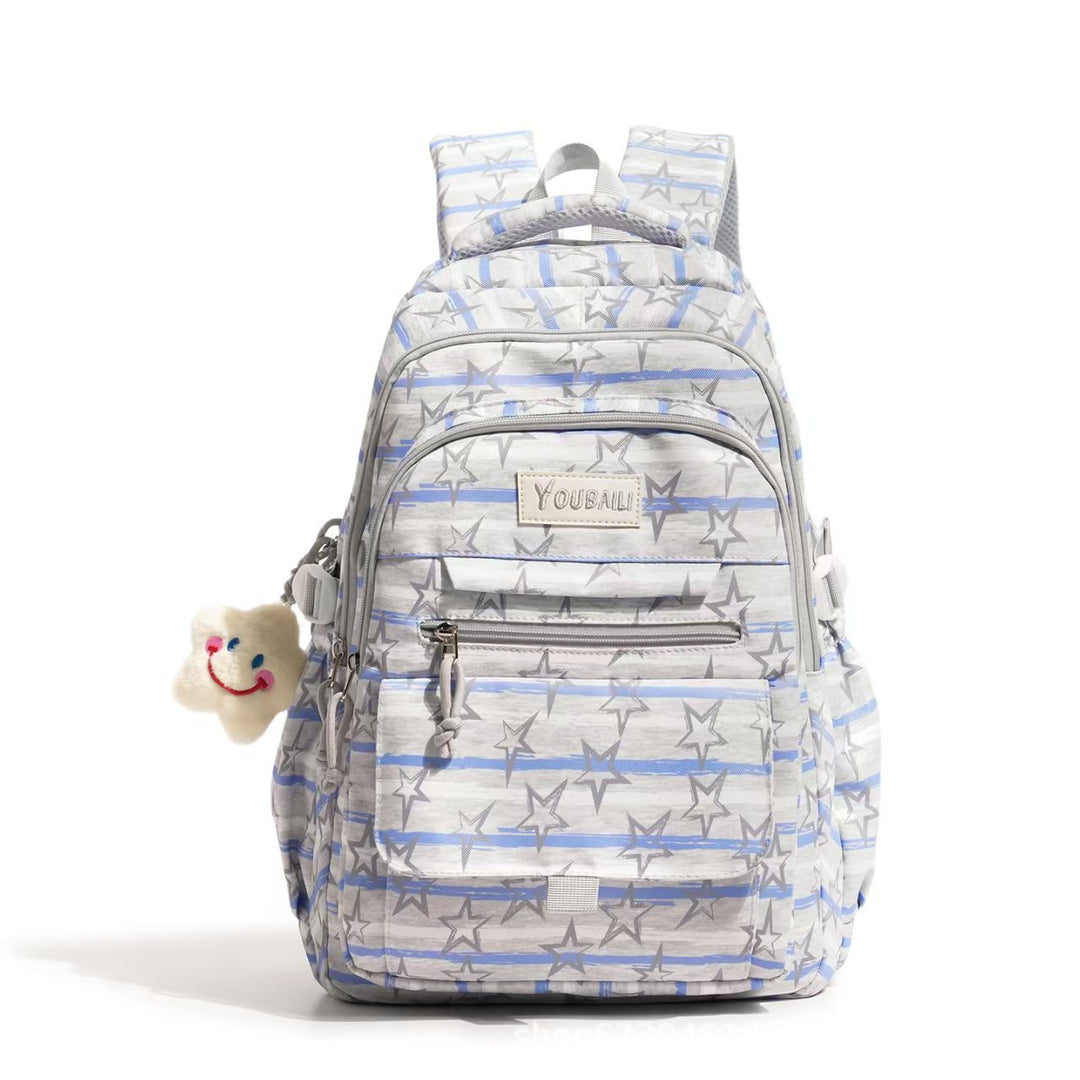 Star-Printed Casual Backpack Stornfield