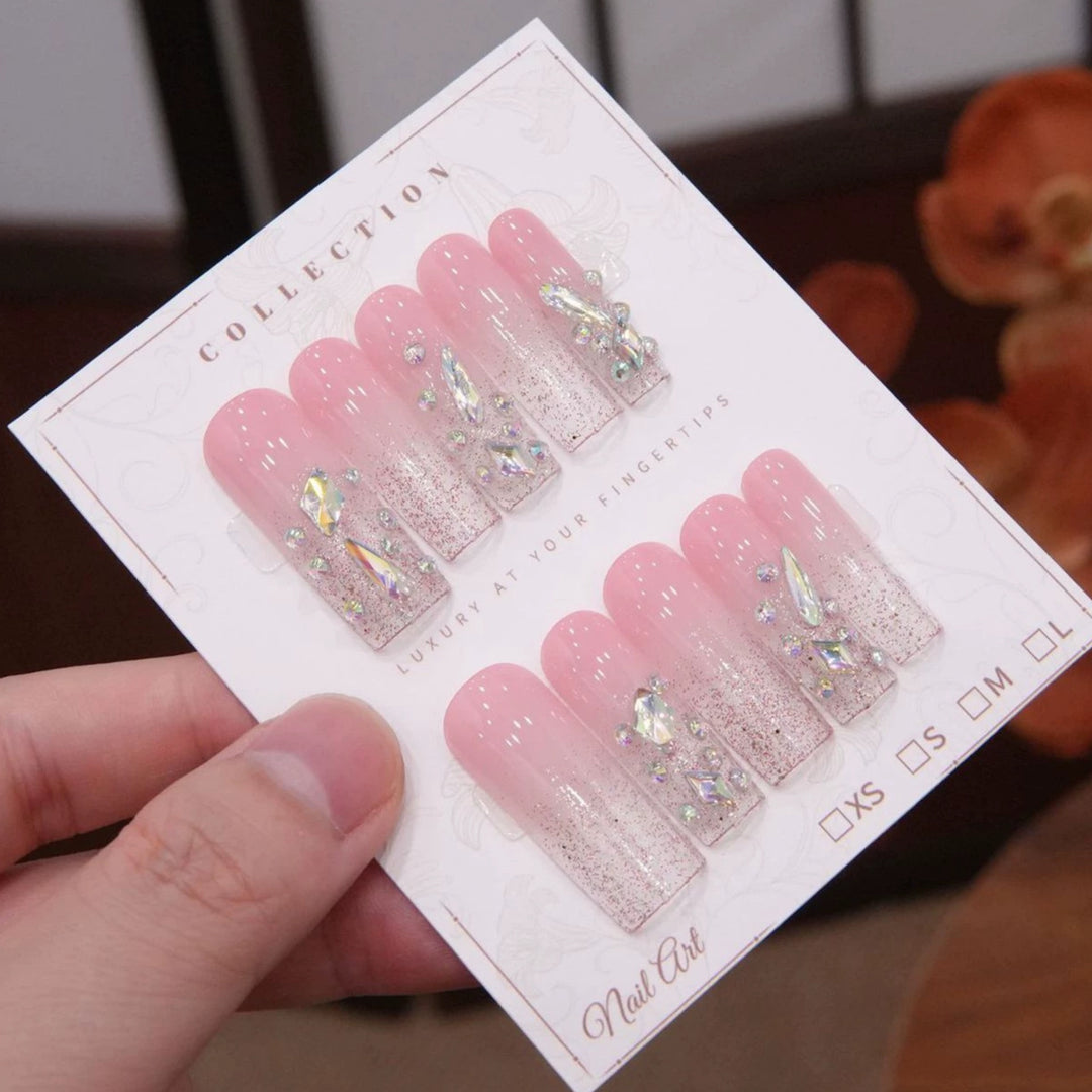Luxury Glitter Acrylic Press-On Nail Set
