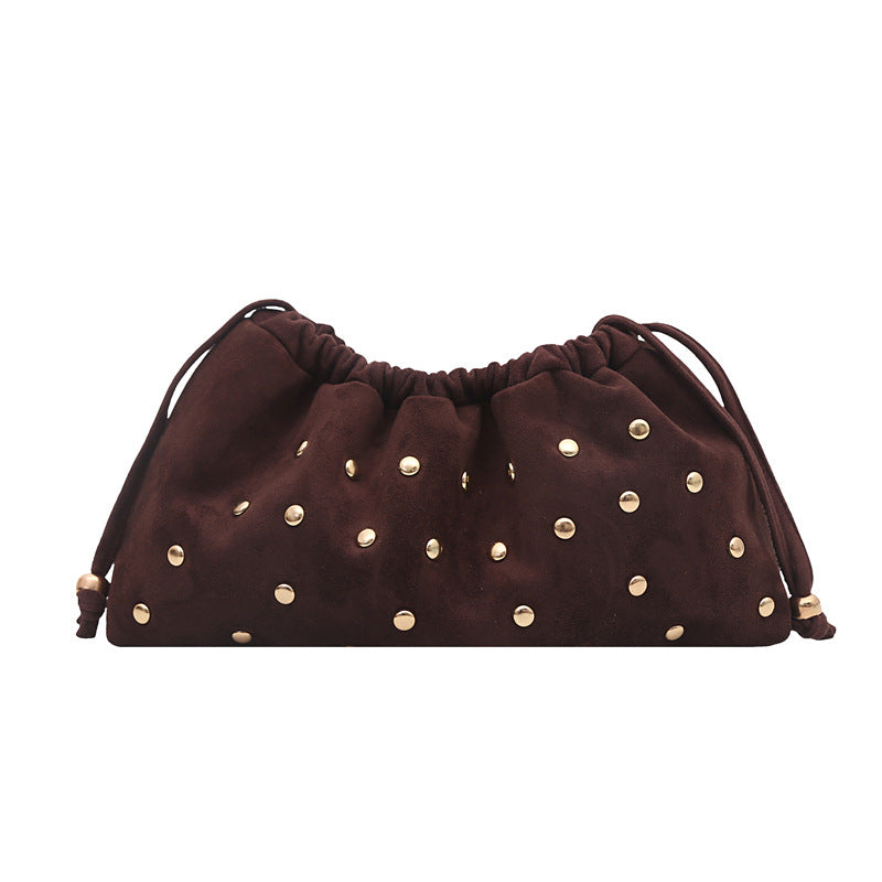 WoChic Studded Drawstring Clutch Bag Stornfield