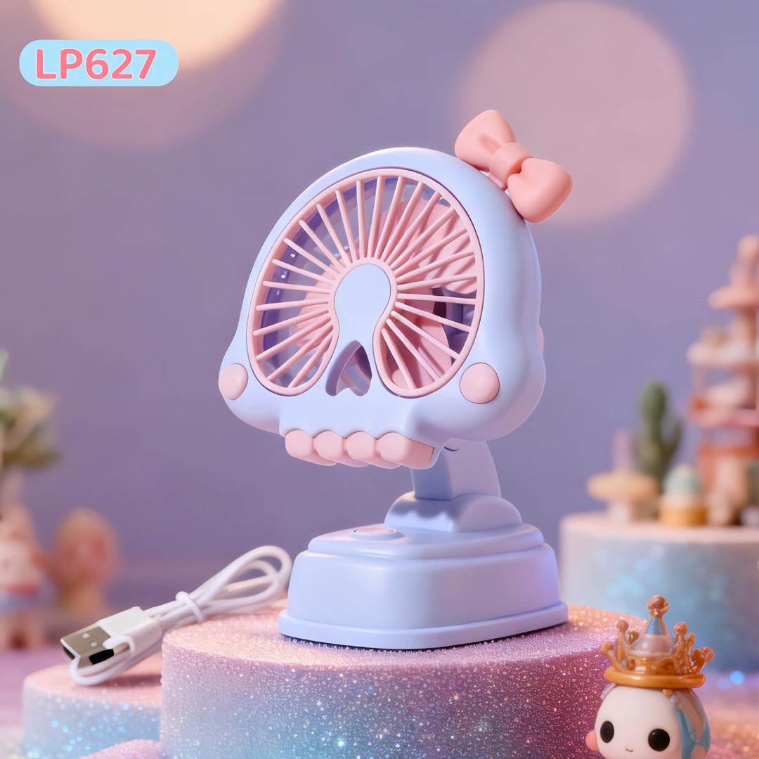 Women's Portable Hand Fan with Cute Animal Ear Design Stornfield