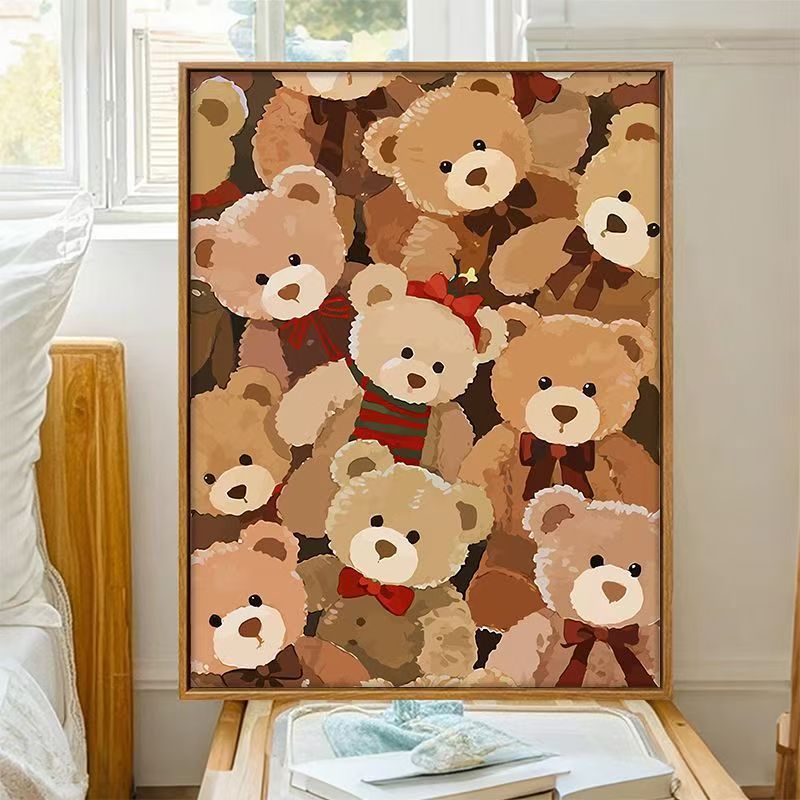 Cute Bear-Themed Decorative Wall Art Stornfield