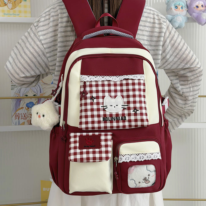 Cute Cartoon Cat-Themed Backpack Stornfield