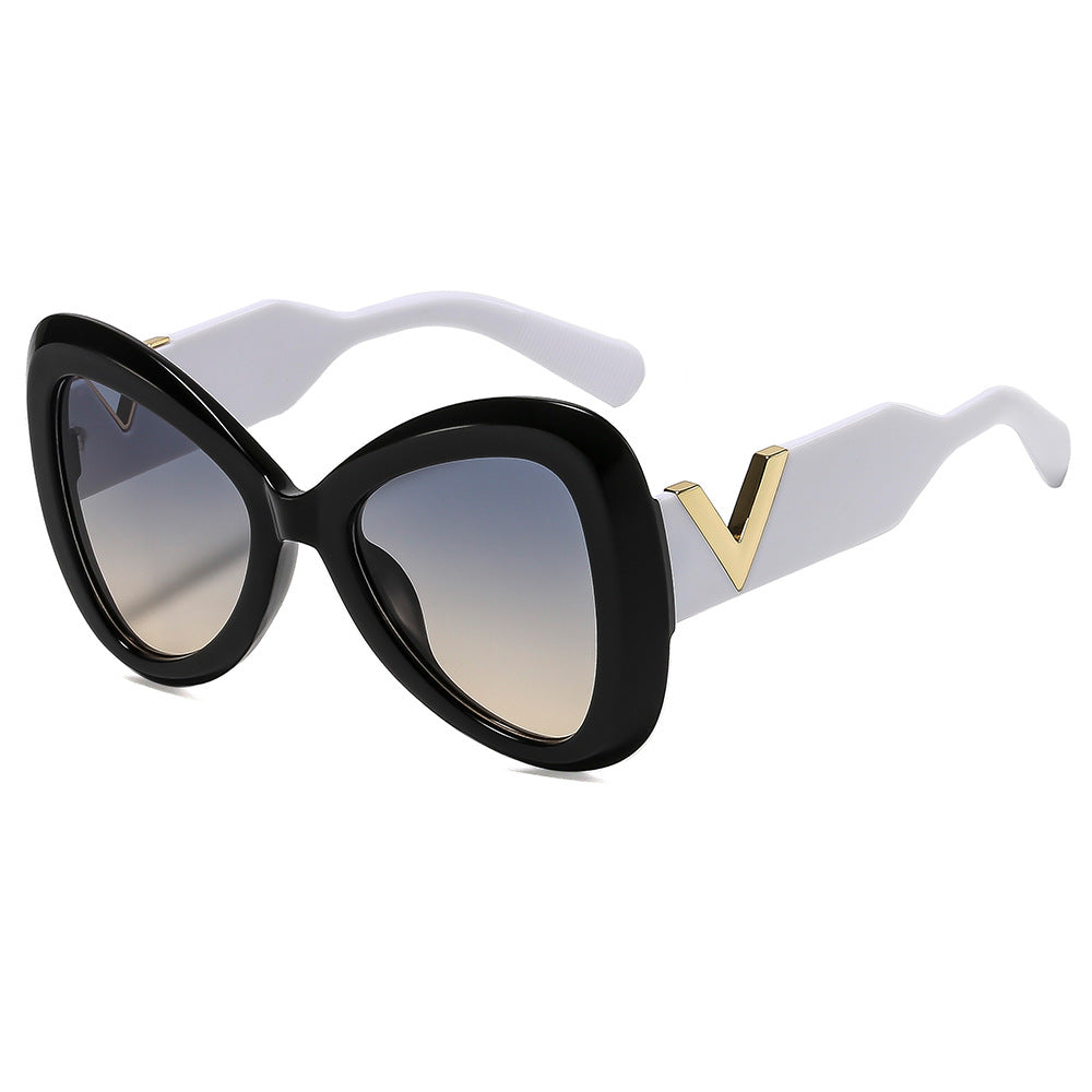 Ladies Cat-Eye Sunglasses with Luxurious Metal Accents Stornfield