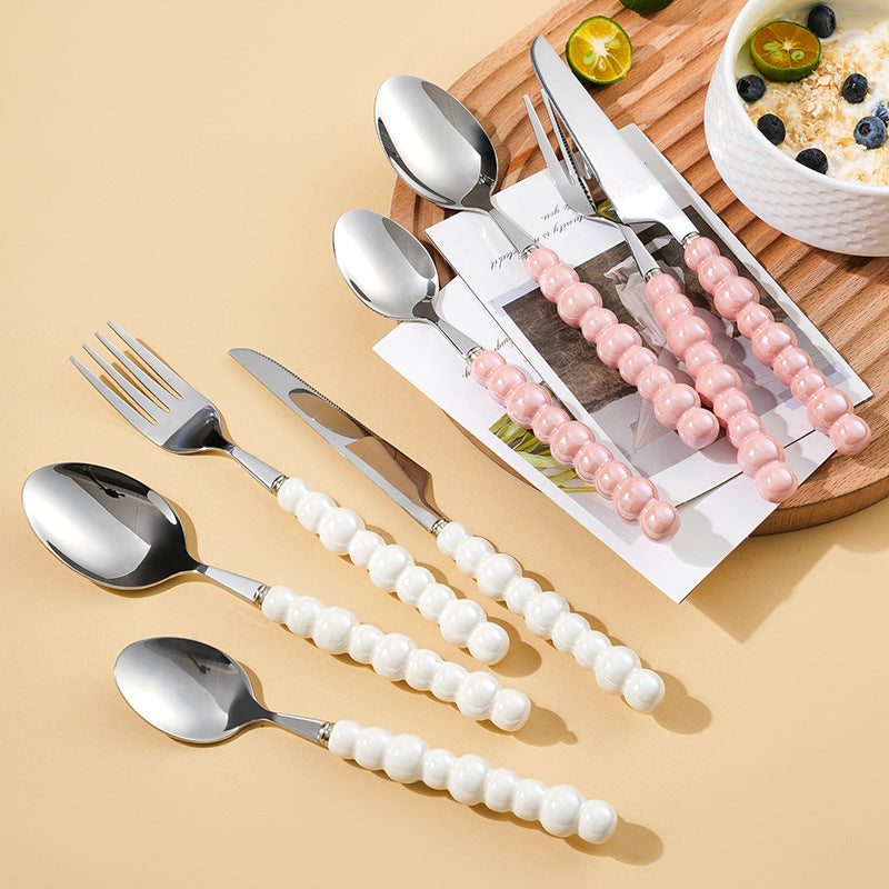 Elegant finger food fork with non-slip handle Stornfield