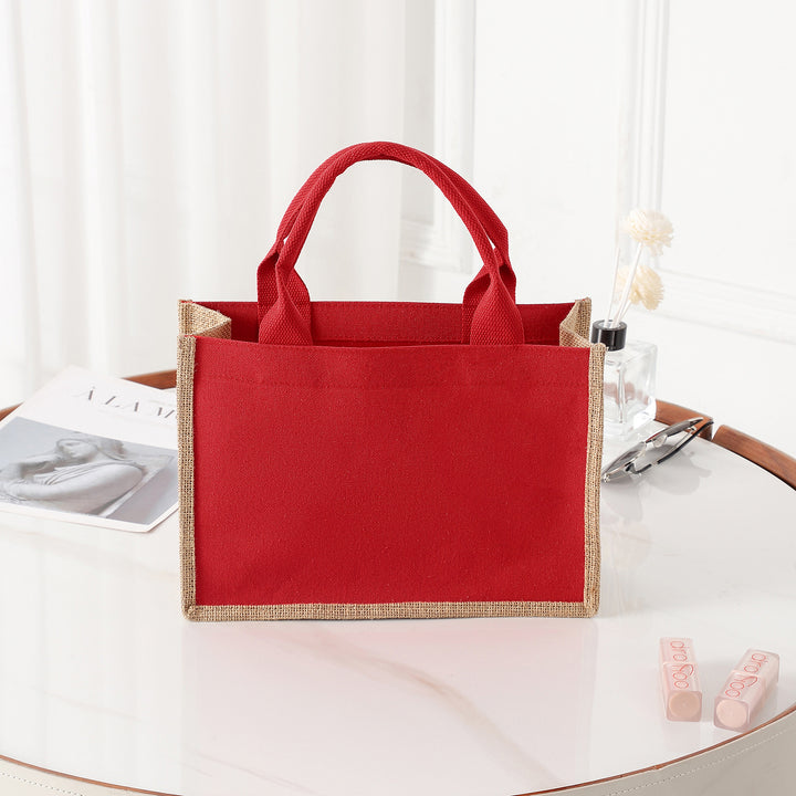 Spacious jute bag with reinforced handles Stornfield